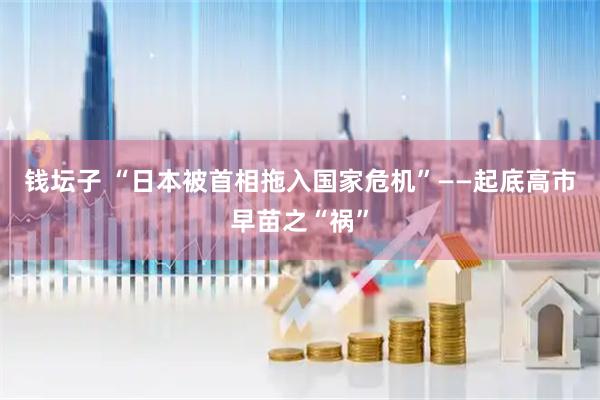 钱坛子 “日本被首相拖入国家危机”——起底高市早苗之“祸”